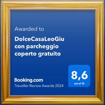 Appartamento DolceCasaLeoGiu con parcheggio coperto gratuito Vitinia Esterno foto